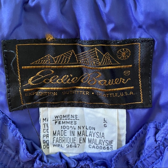 Vintage Eddie Bauer matching windbreaker and pants set!! - Picture 14 of 15